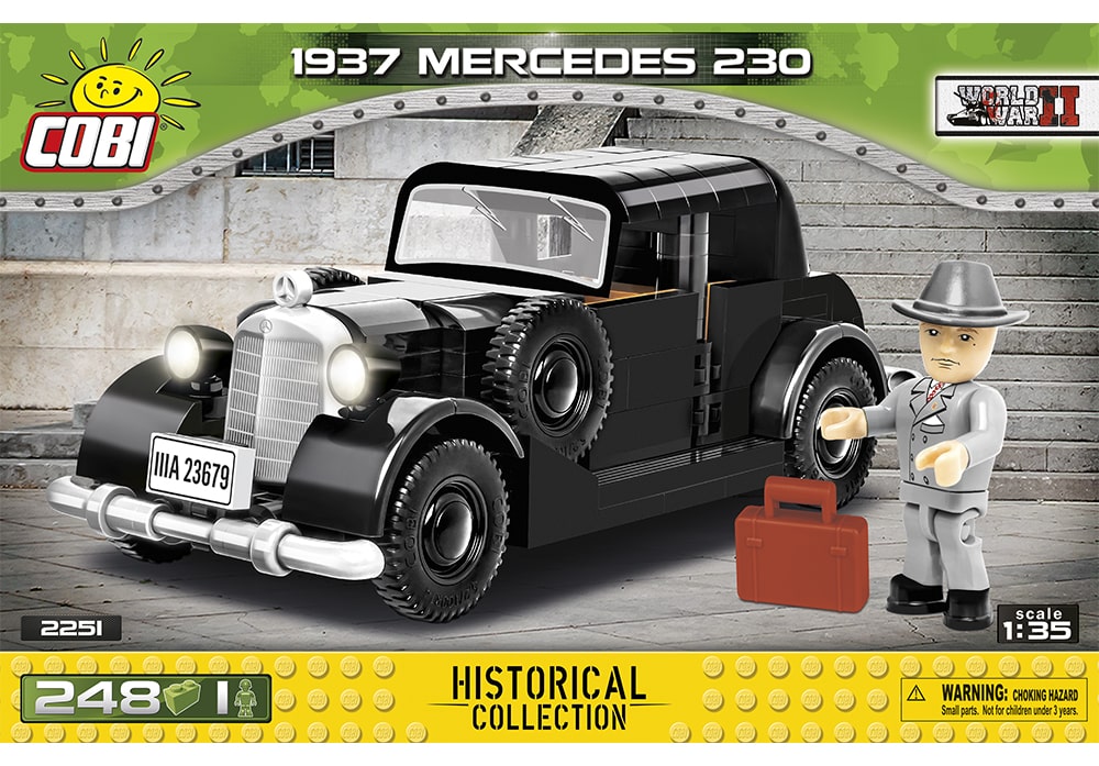 COBI World War II: 1937 Mercedes 230 voertuig (2251)