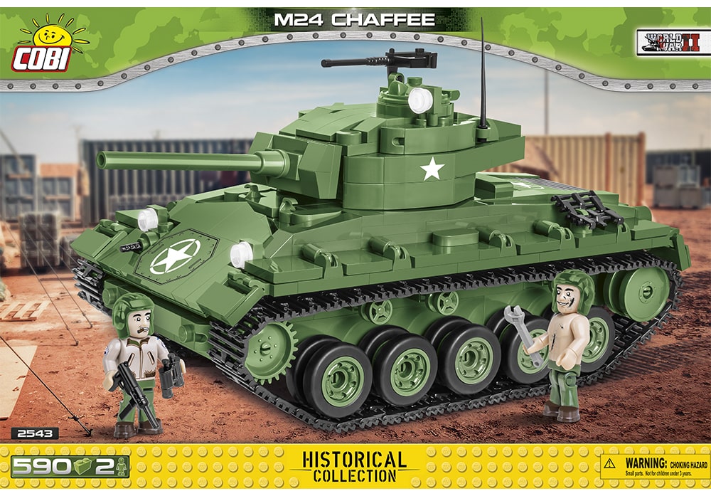COBI World War II: M24 Chaffee tank (2543)
