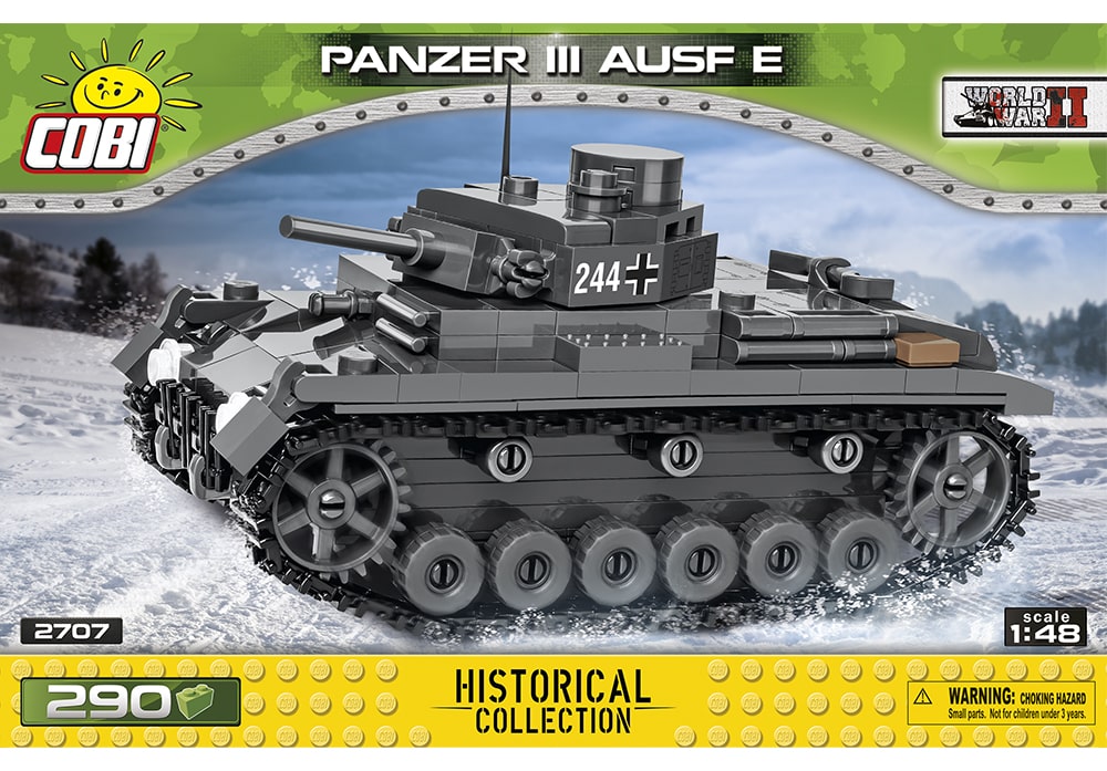 COBI World War II: Panzer III Ausf E tank (2707)