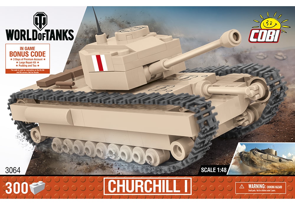 COBI World of Tanks: Churchill I Tank / 1:48 schaal (3064)