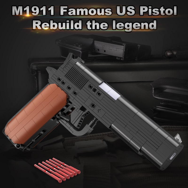 CaDA Block Gun Series: M1911 pistool (C81012W)