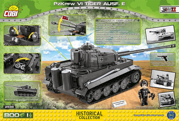 COBI World War II: PzKpfw VI Tiger Ausf. E tank (2538)