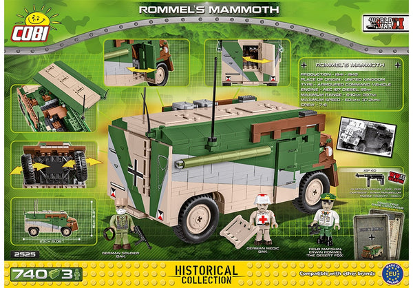 COBI World War II: Rommel's Mammoth (2525)