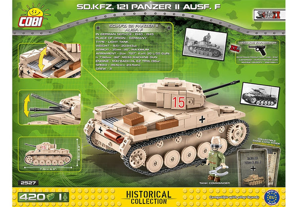 COBI World War II: SD.KFZ. 121 Panzer II Ausf. F (2527)