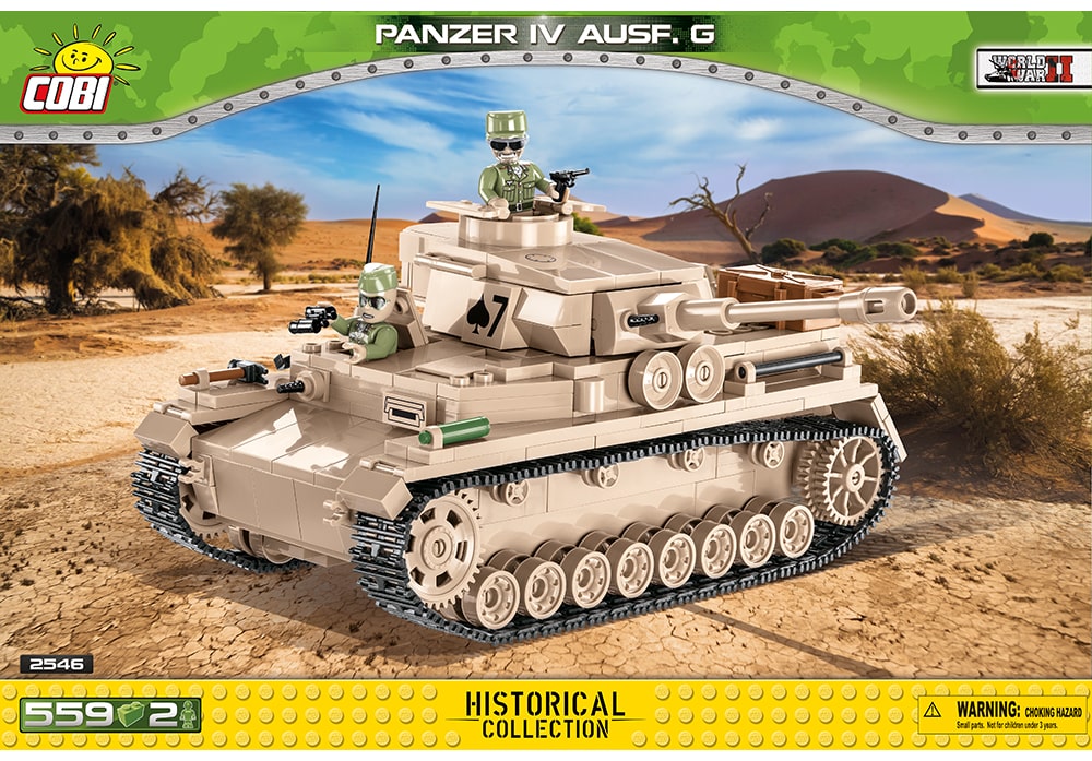 COBI World War II: Panzer IV Ausf. G tank (2546)