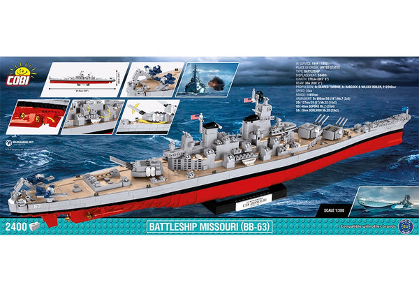 COBI World of Warships: Battleship Missouri BB-63 (3084)