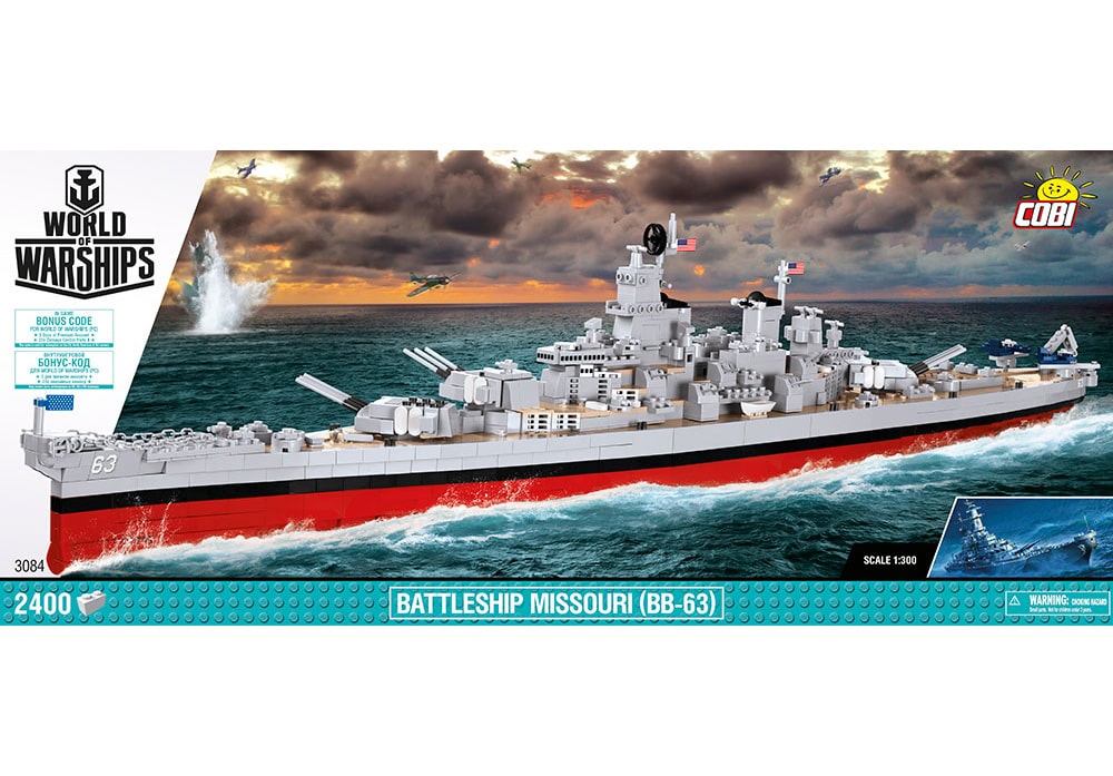 COBI World of Warships: Battleship Missouri BB-63 (3084)