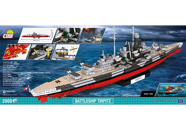 COBI World of Warships: Battleship Tirpitz (3085)