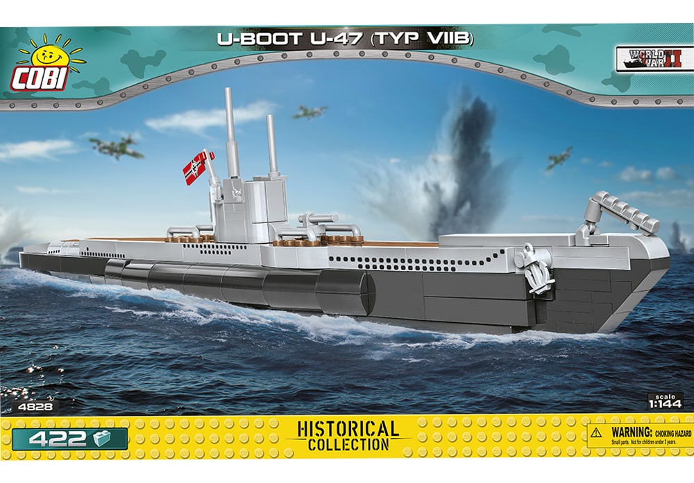 COBI World War II: U-Boot U-47 Typ VIIB onderzeeboot (4828)