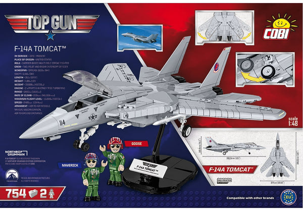 COBI TOP GUN Collection: F-14A Tomcat fighter (5811)