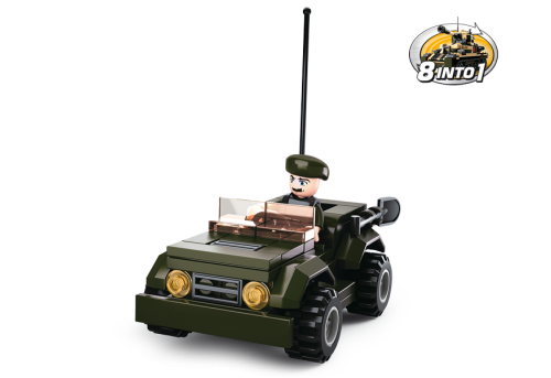 Sluban Army: Jeep 8-in-1 (M38-B0587F)