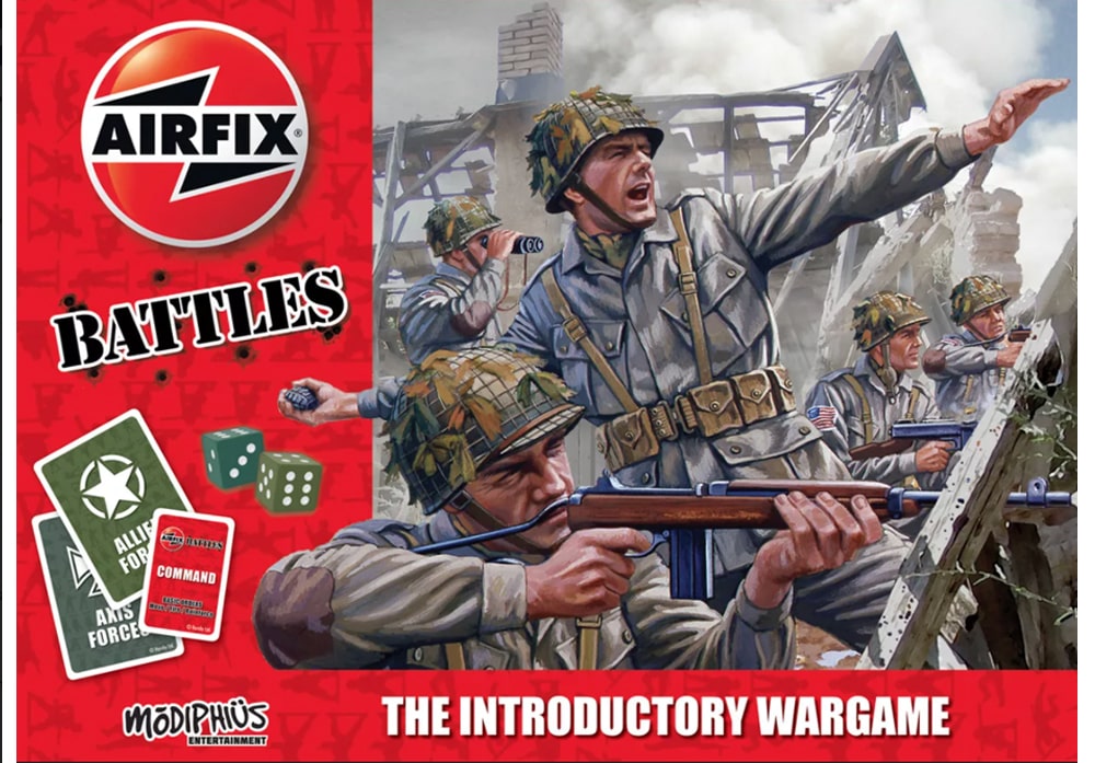 Voorkant van de Airfix Battles The Introductory Wargame bordspel MUH50360 