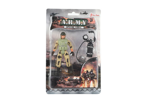 Verpakking met model Toi-Toys Army Special Forces actiefiguur soldaat duikexpert